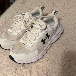 Under Armour White and Black Sneakers